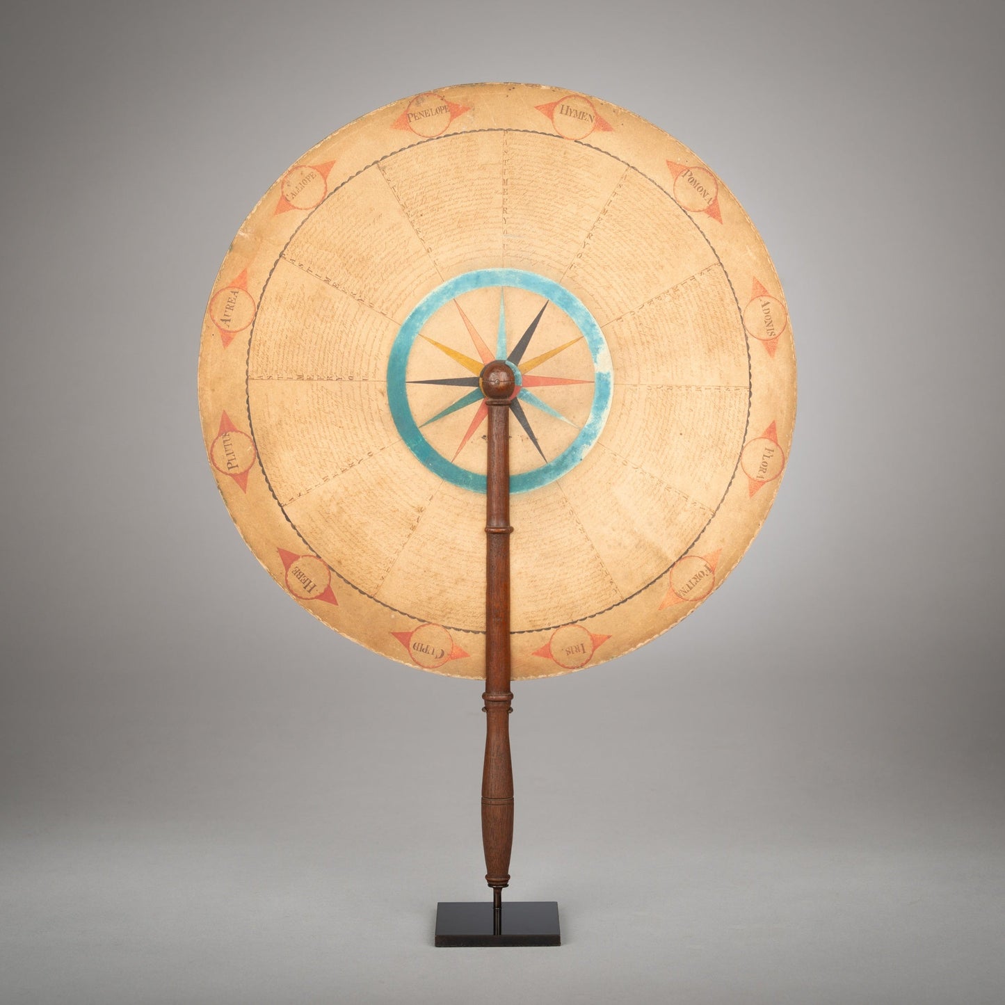 Rare and Interesting Rotating Circular & "Fortune Telling" - "Fire Screen"