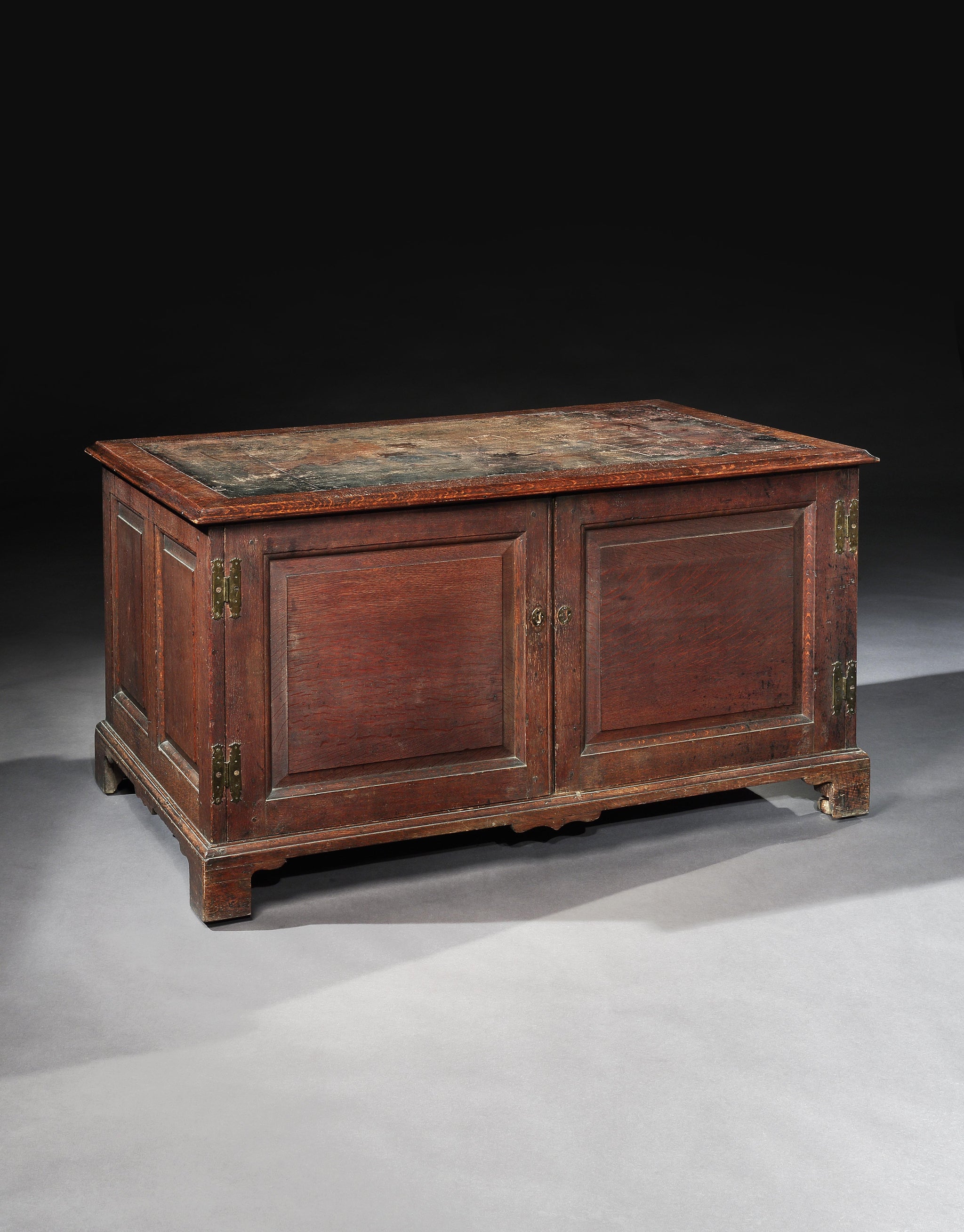 Rare George II Period Vernacular Partners Desk (Image of Reverse)