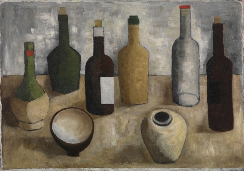 A Bowl, A Jar and Six Bottles