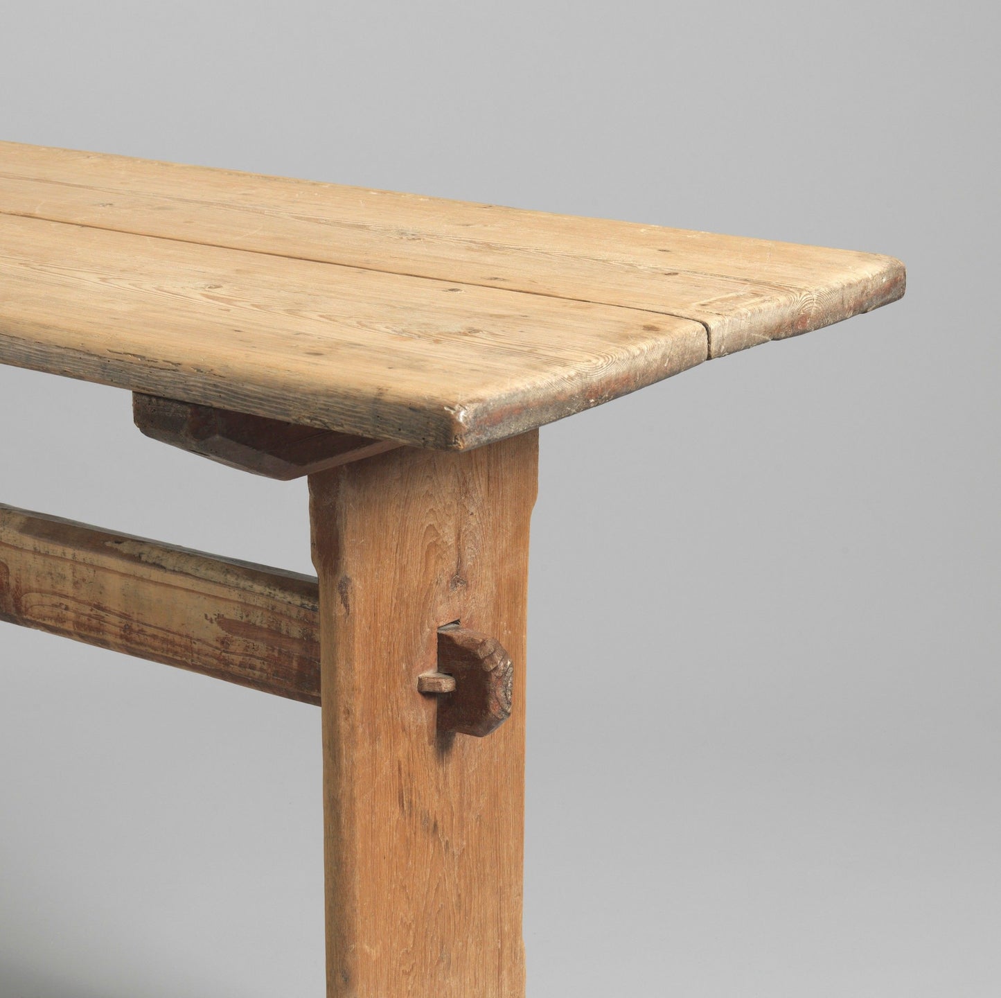Gustavian Style Trestle Based Console or Serving Table