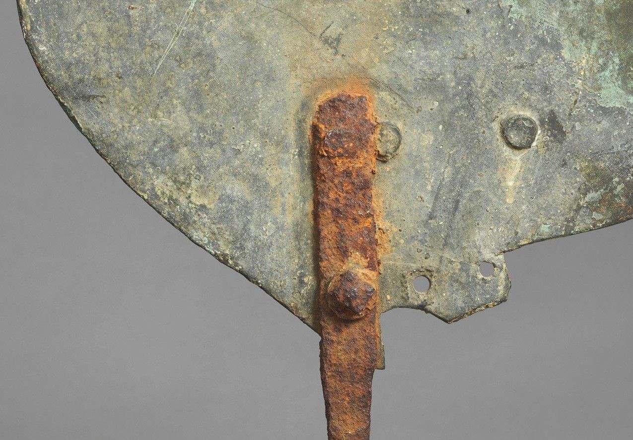 Early Silhouette Cockerel Form Weathervane