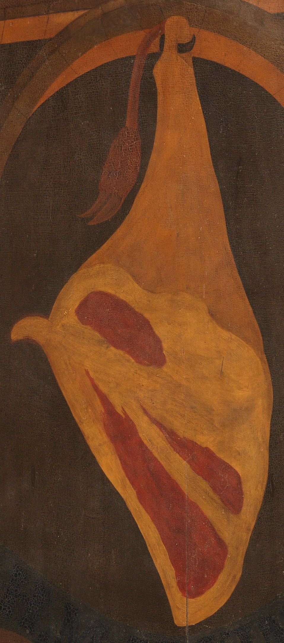 Original Double-Sided Butcher's Trade Sign For 'H.M. ARKIN'.