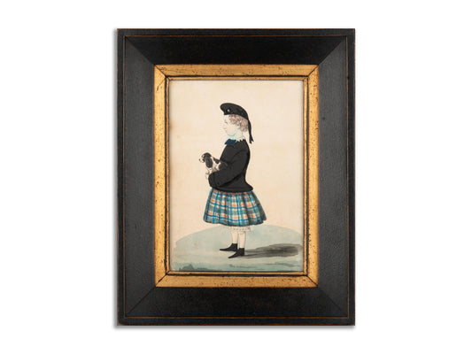 Delightful and Sensitive Pair of Child Portraits