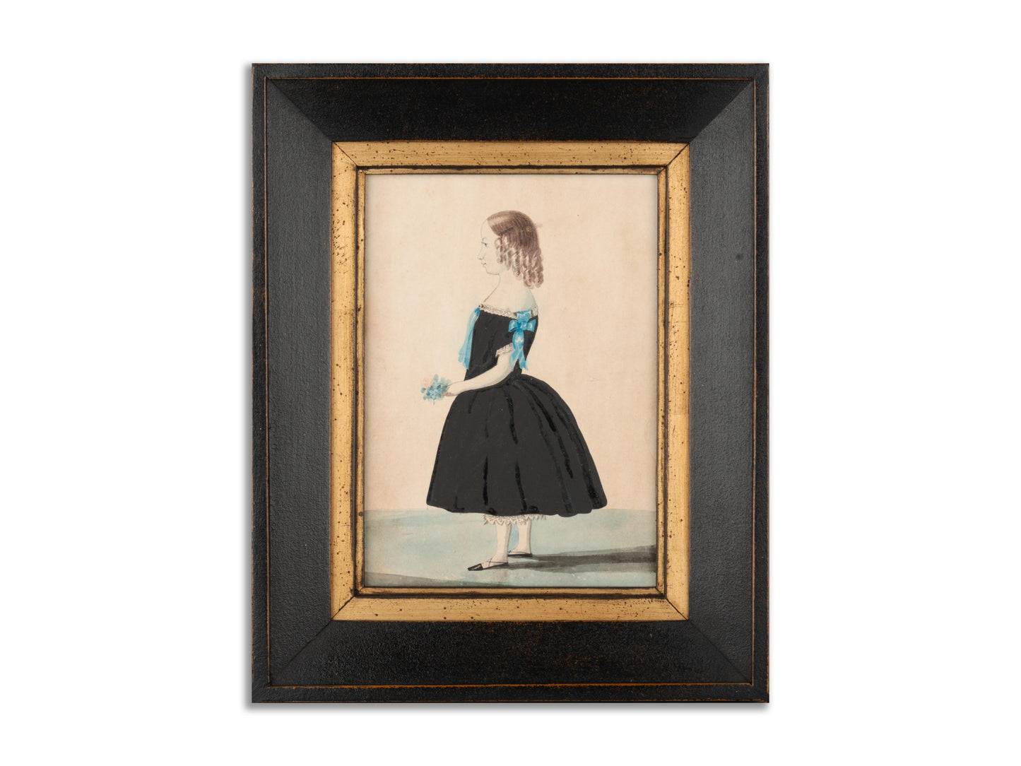 Delightful and Sensitive Pair of Child Portraits