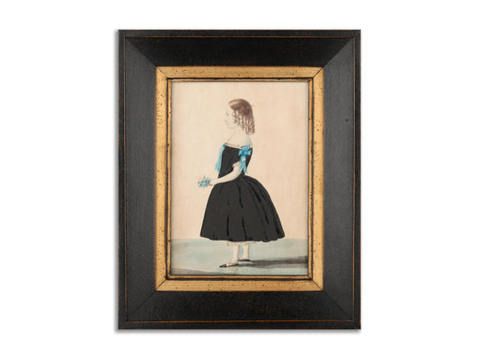 Delightful and Sensitive Pair of Child Portraits