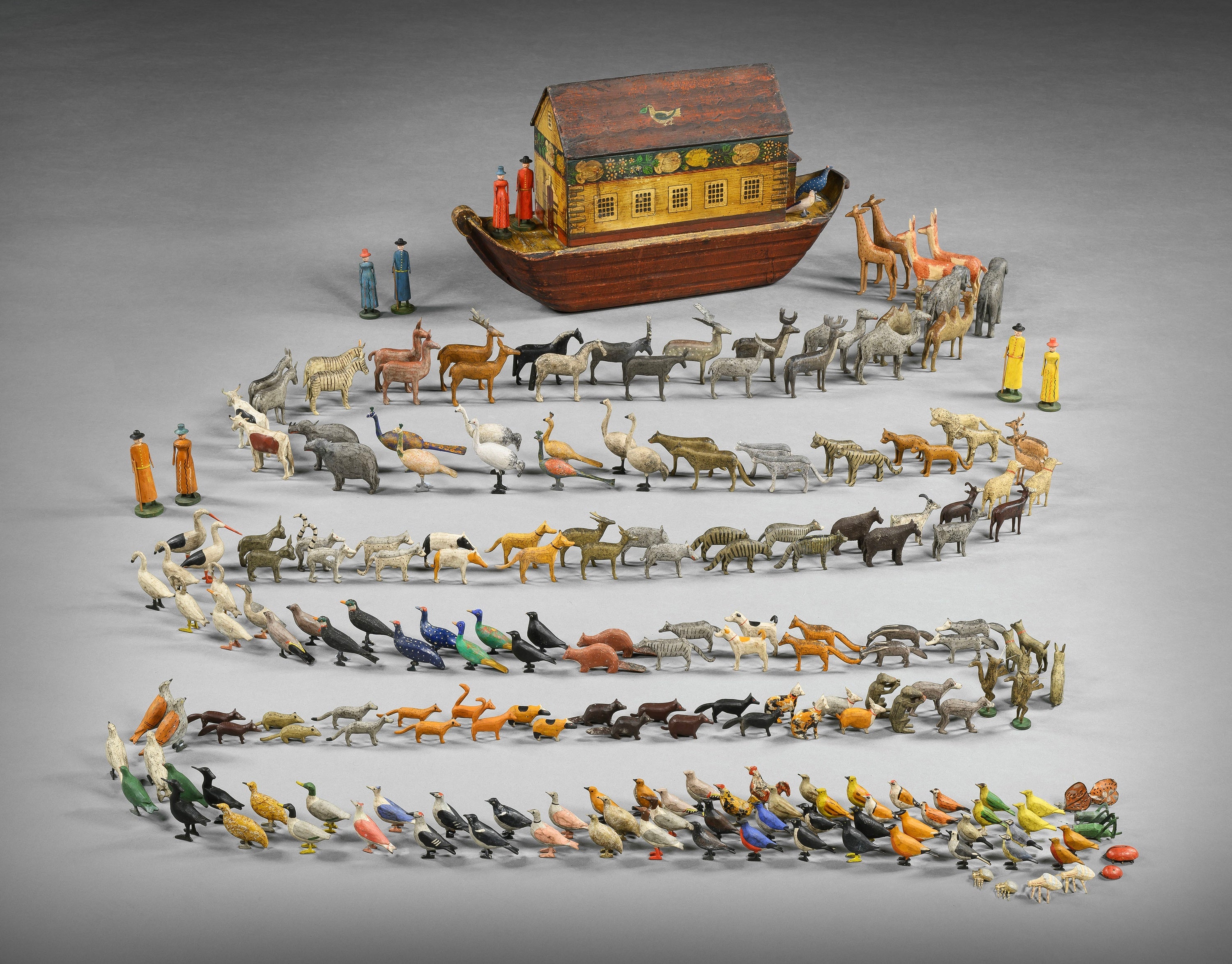Ark Model An Excellent Folk Art Noah's Ark Model – Robert Young Antiques
