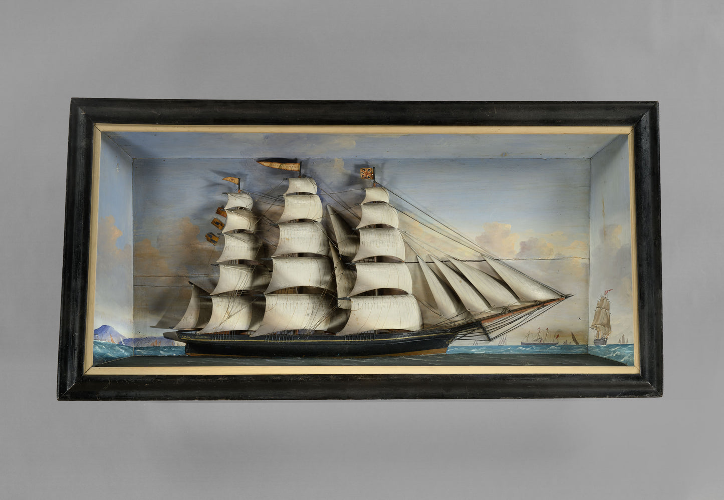 Exceptional Documentary Sailing Ship Diorama