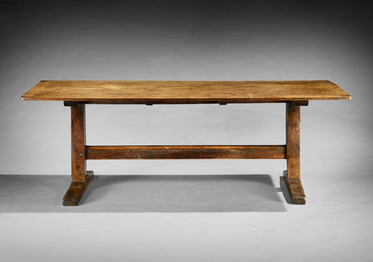 A Classic Georgian Style "T" Trestle Dining Table