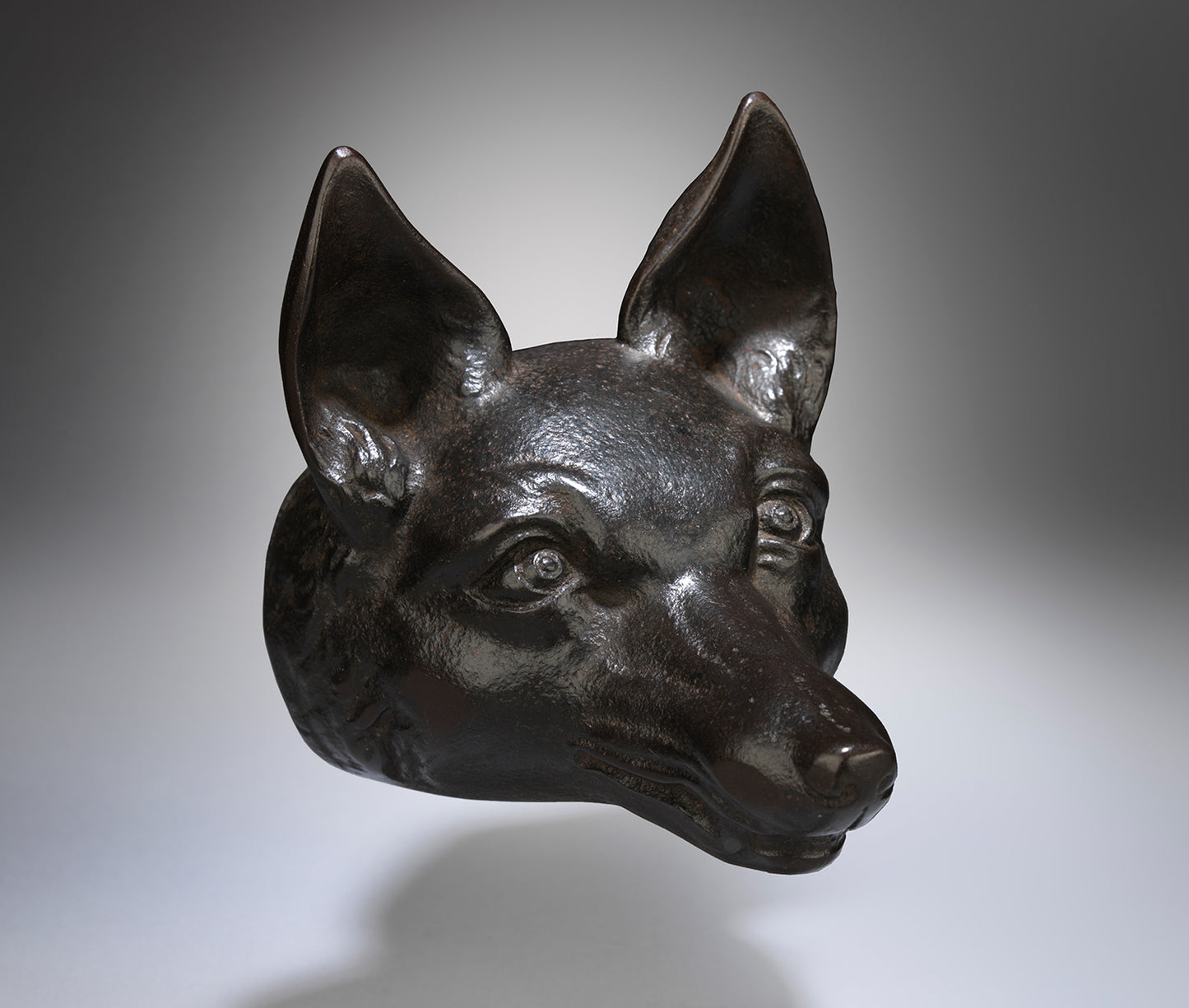 Sculptural Fox Mask Door Stop