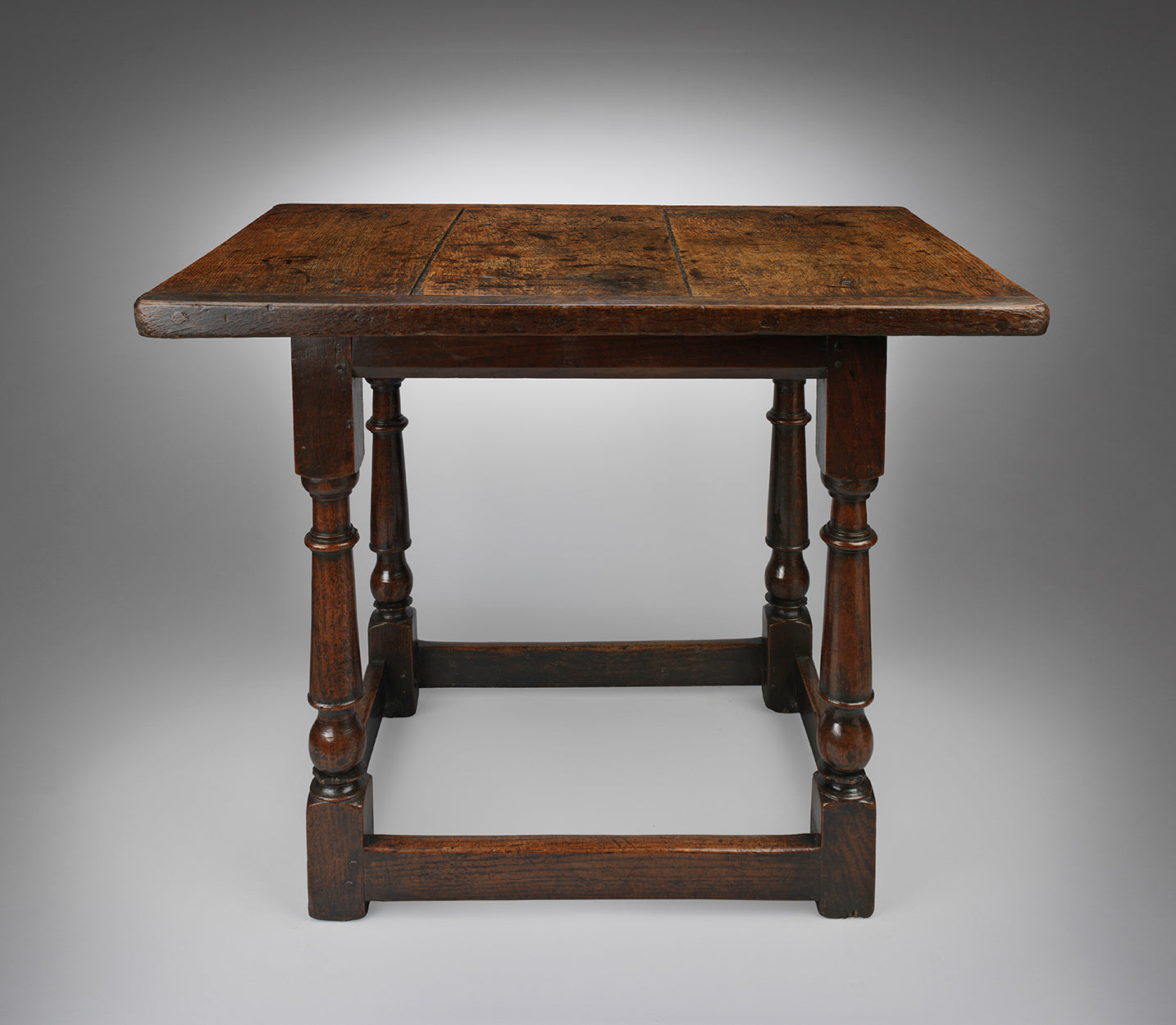 Rare Charles II Thick Top Table