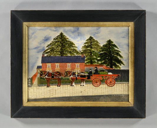 SOLD - Idiosyncratic Authentically Naive Villagescape of Romiley, Nr. Stockport