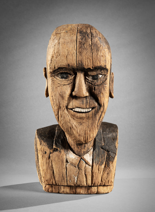 Primitive Folk Art Figurative Trade Sign
