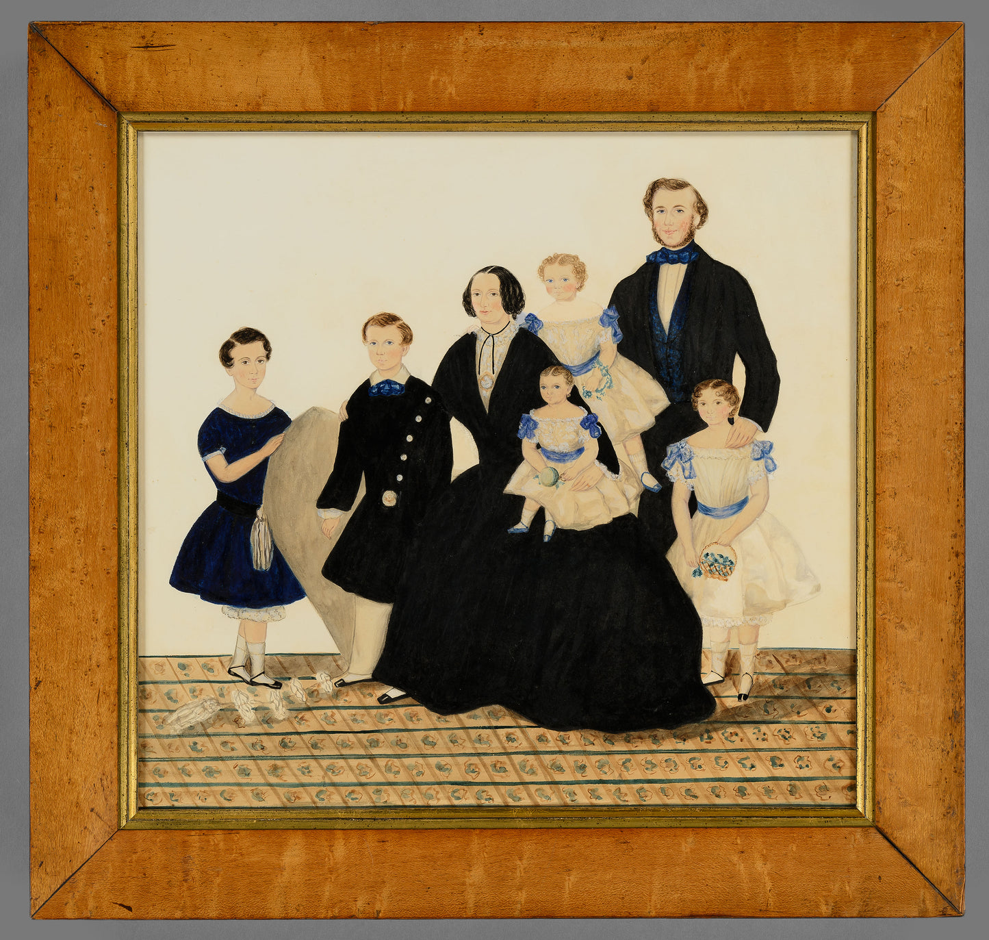 Engaging Naive Family Group Portrait&nbsp;