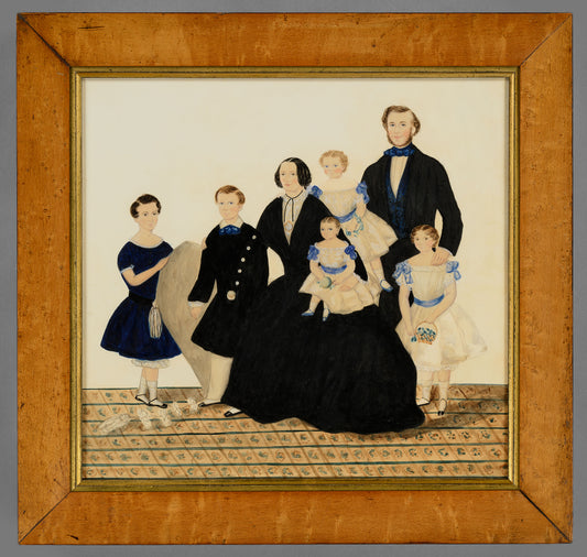Engaging Naive Family Group Portrait&nbsp;