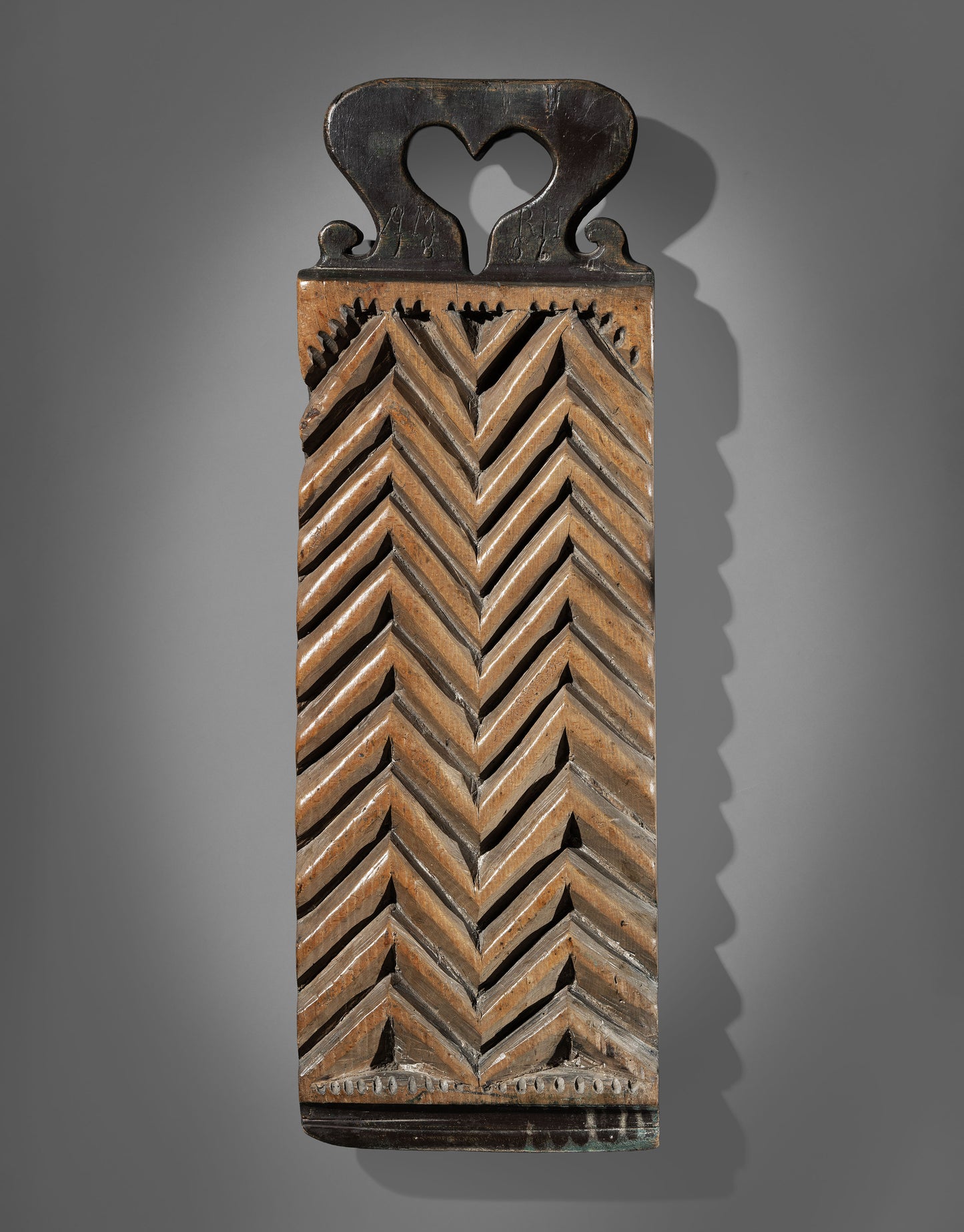 Extraordinary Chevron Ribbed Love Token Laundry Board