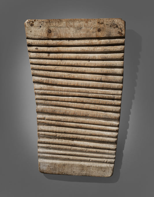 Wonderfully Sculptural Early Primitive Washboard