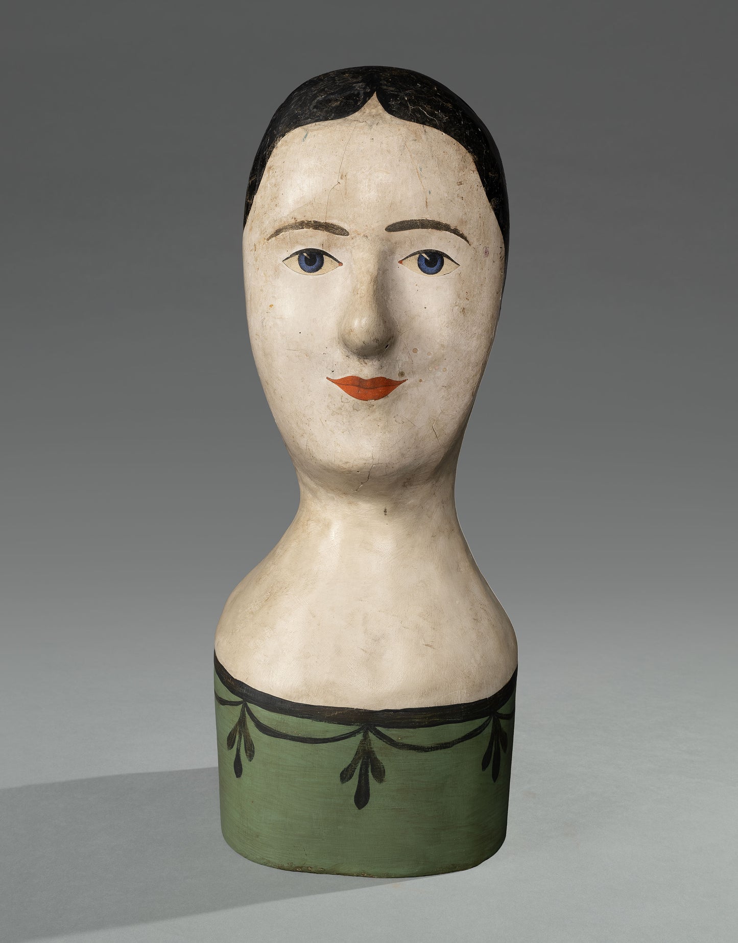 Engaging Primitive "Marotte" or Milliner's Head