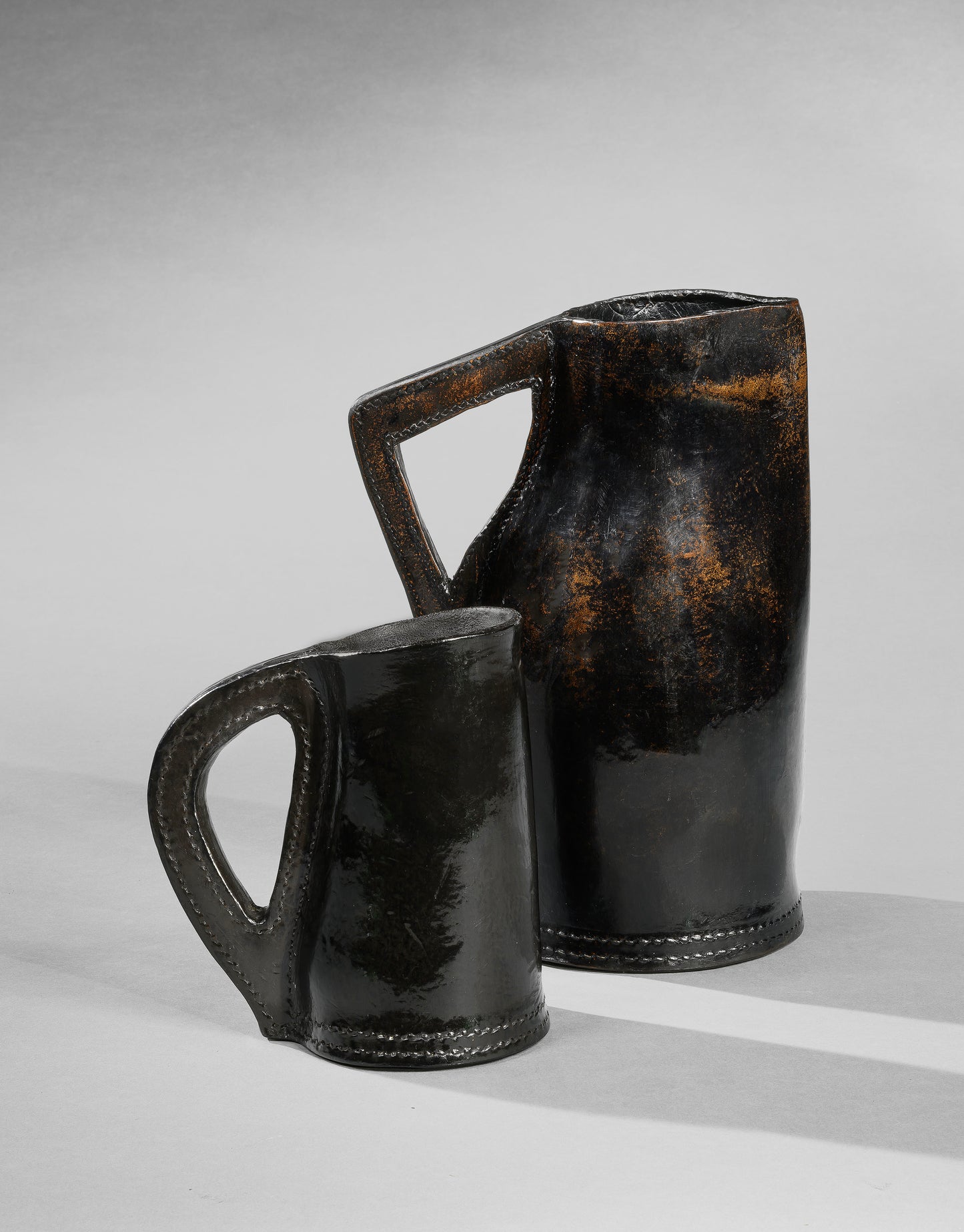 Two Delightful Leather Blackjacks