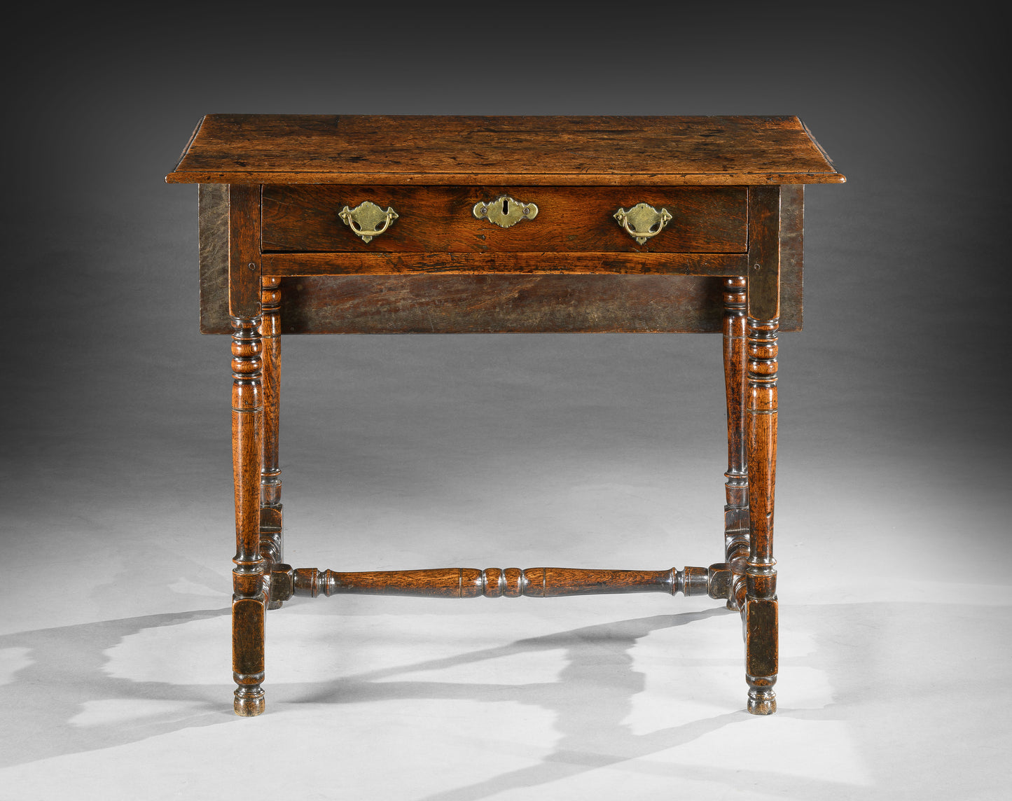 Remarkable Queen Anne Single Drawer Side Table