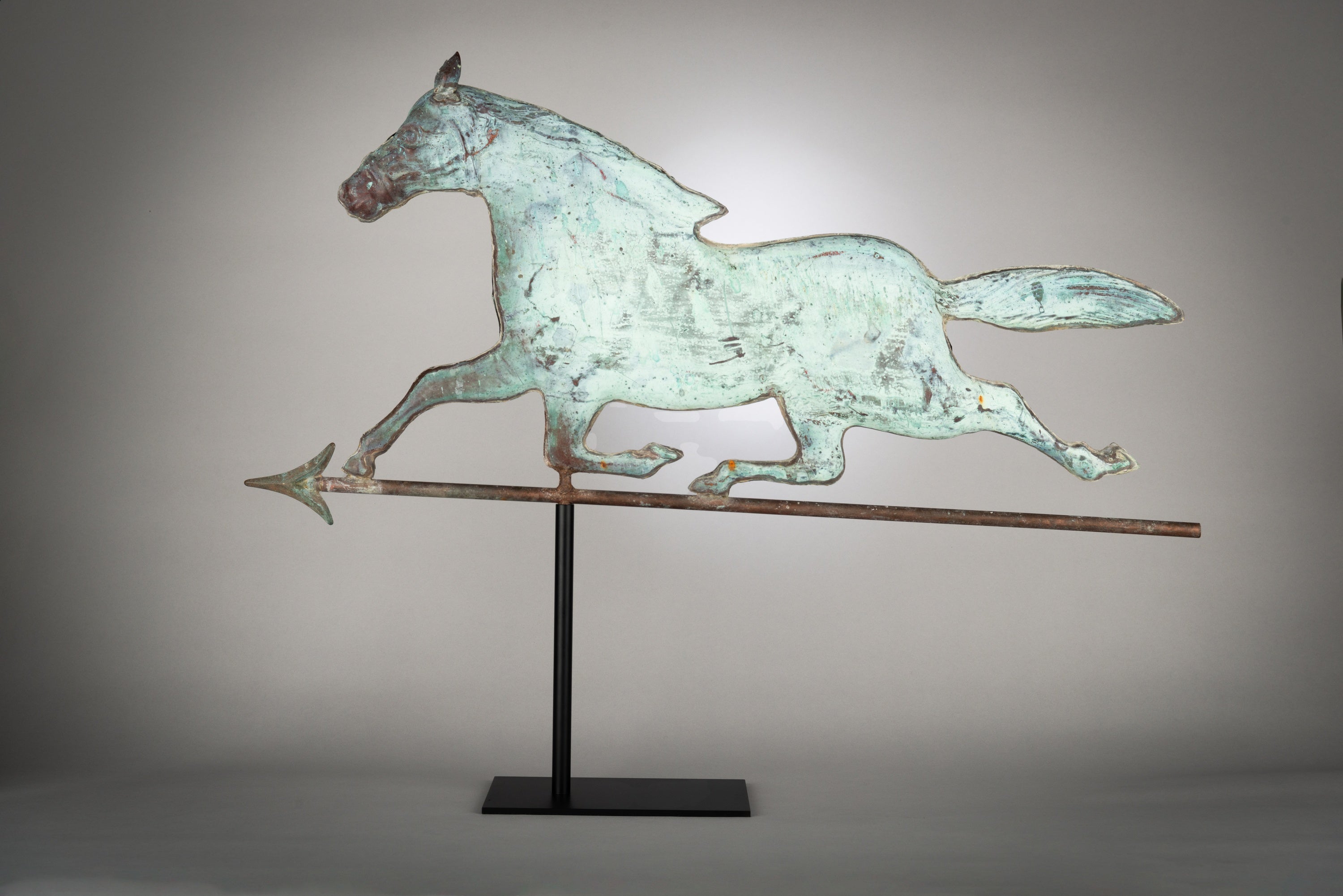 Swell Bodied Running Horse Weathervane – Robert Young Antiques