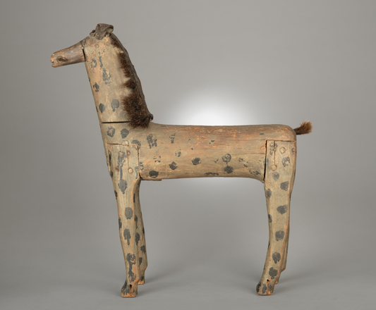 Unusual Primitive Folk Art Sculpture of a Horse