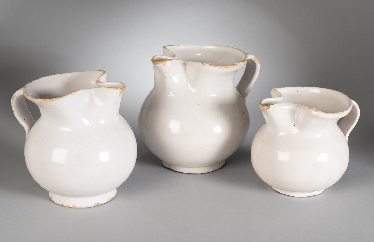 Three Bellied Monastery Wine Jugs