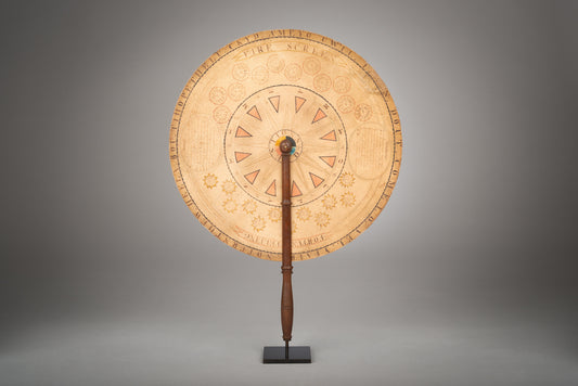 Rare and Interesting Rotating Circular & "Fortune Telling" - "Fire Screen"