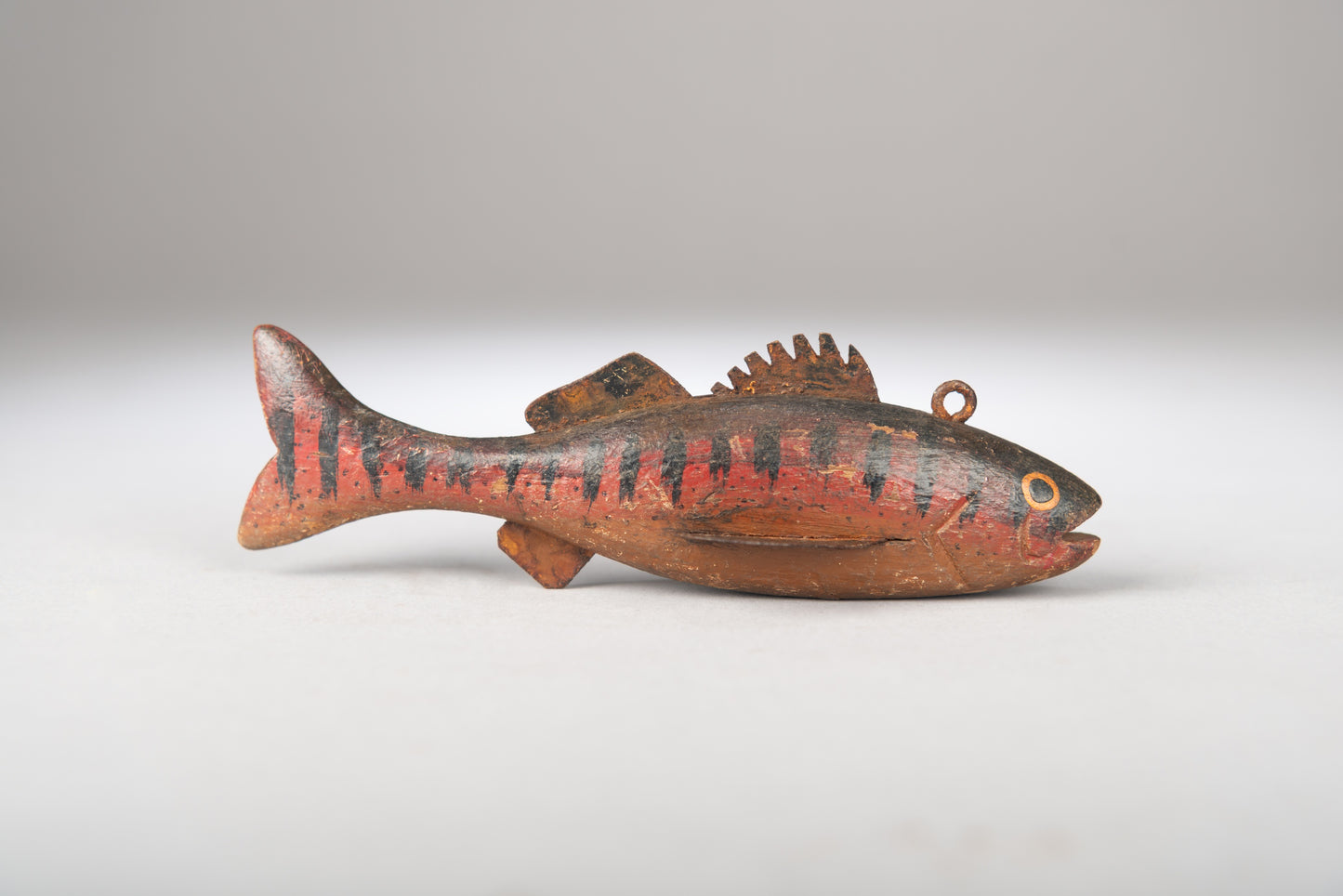 Original Vintage Folk Art Ice Fishing Decoy