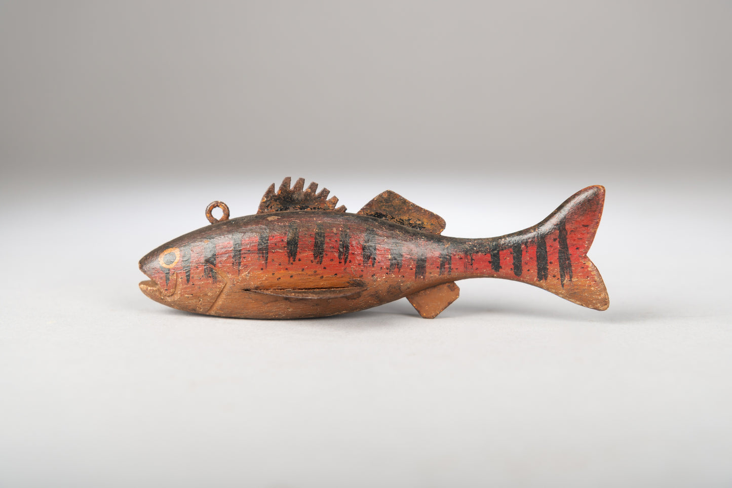 Original Vintage Folk Art Ice Fishing Decoy