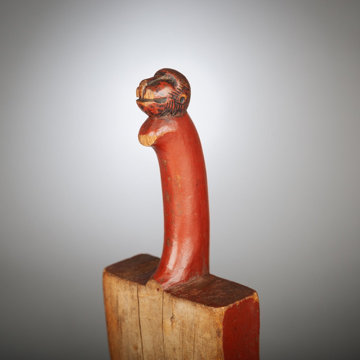 Interesting & Geometrically Chip Carved Washing Bat