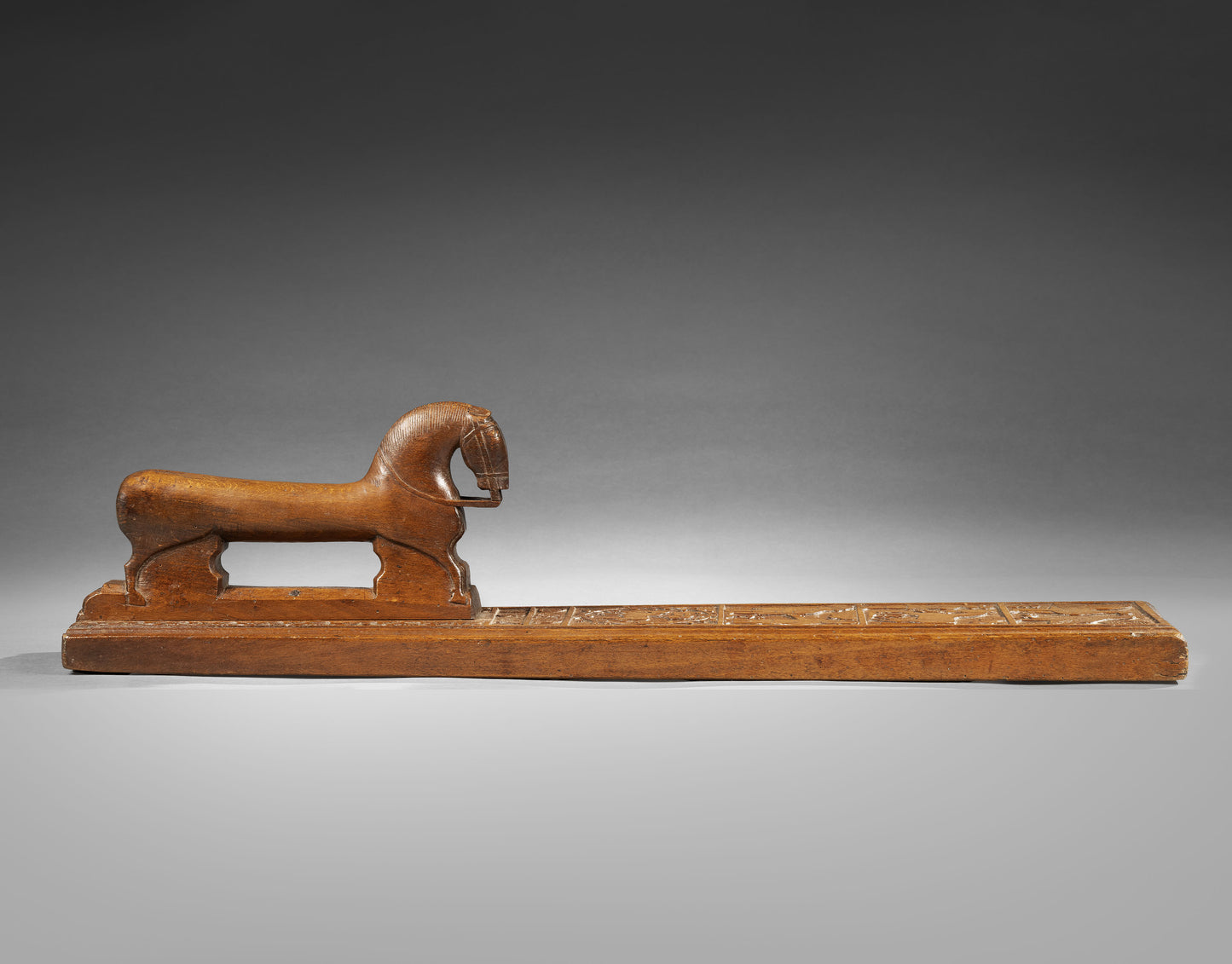 Rare Figure Carved Love Token Mangleboard