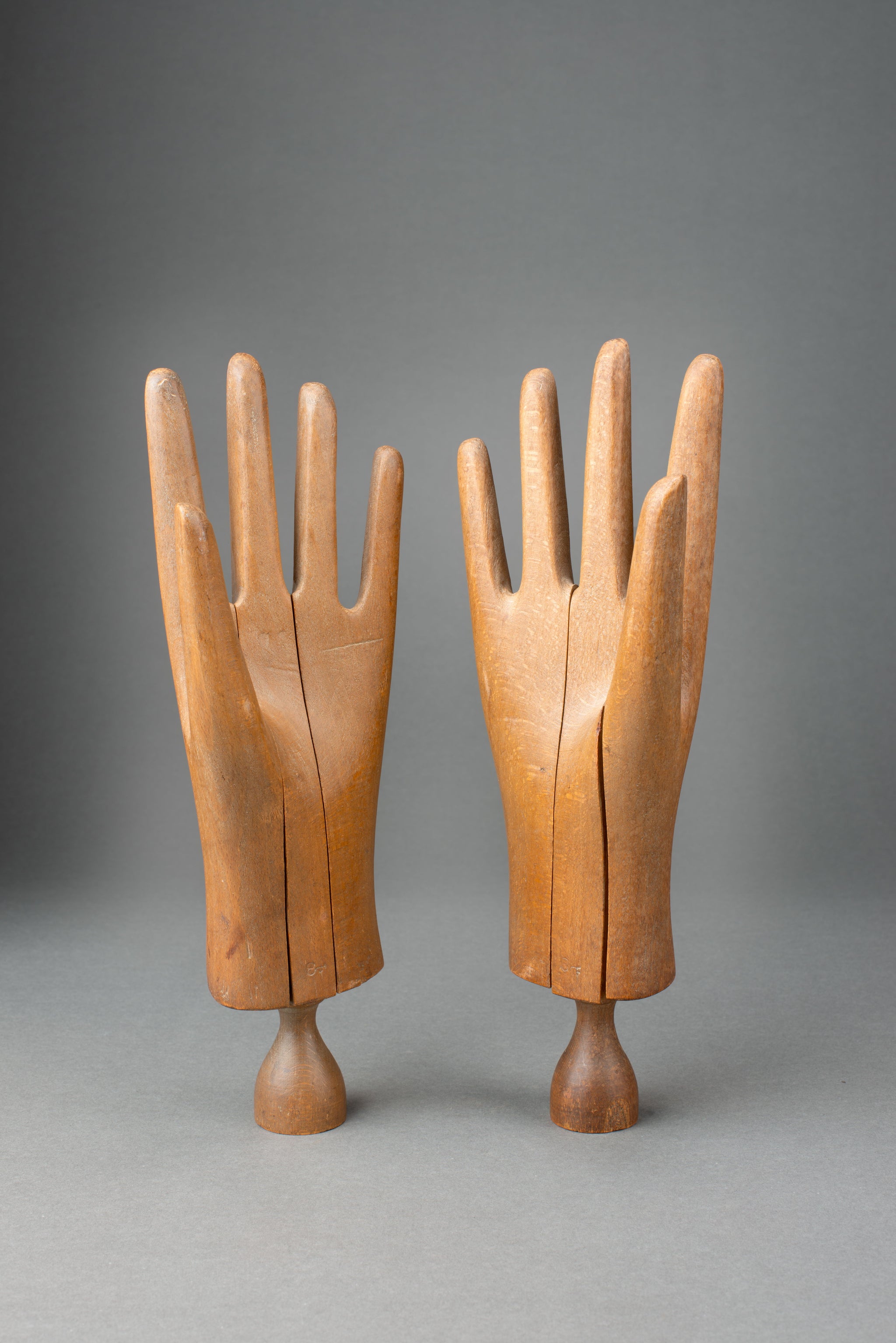 Sculptural Pair of Glovemakers Hands