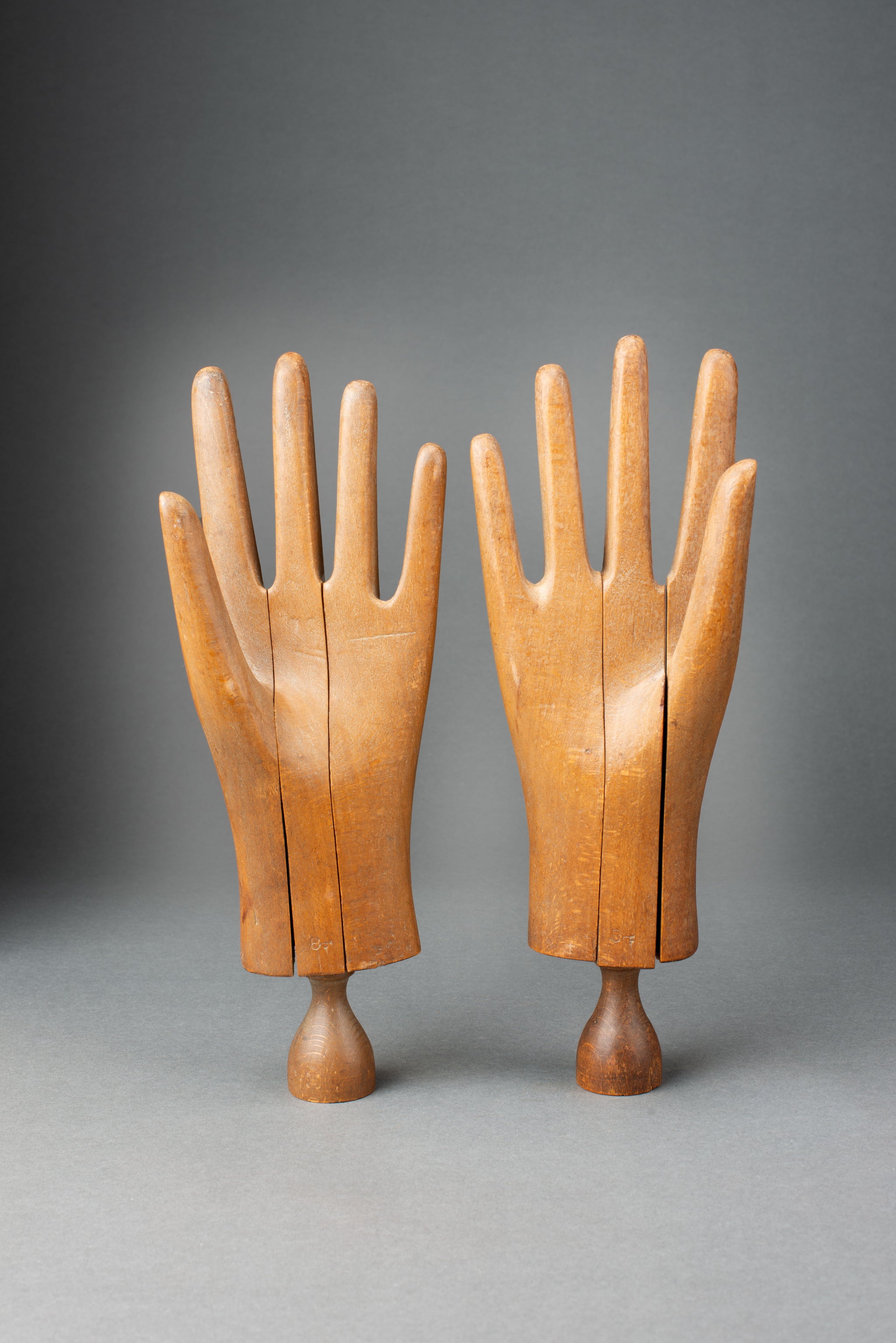 Sculptural Pair of Glovemakers Hands