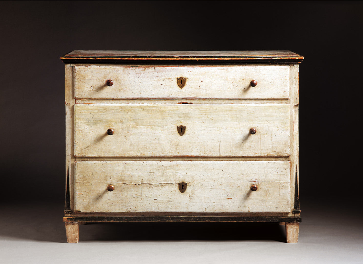 Elegant Three Drawer Commode