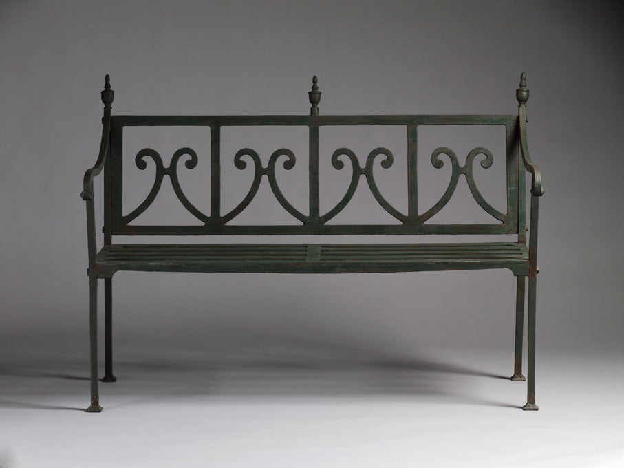 Decorative Neo-Classical Garden Seat