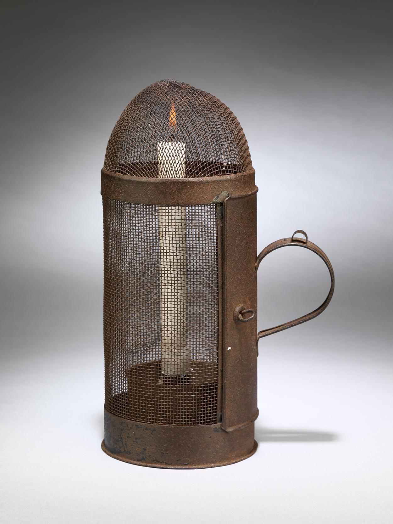 Rare Dome Topped Candle Lantern or Stable Light