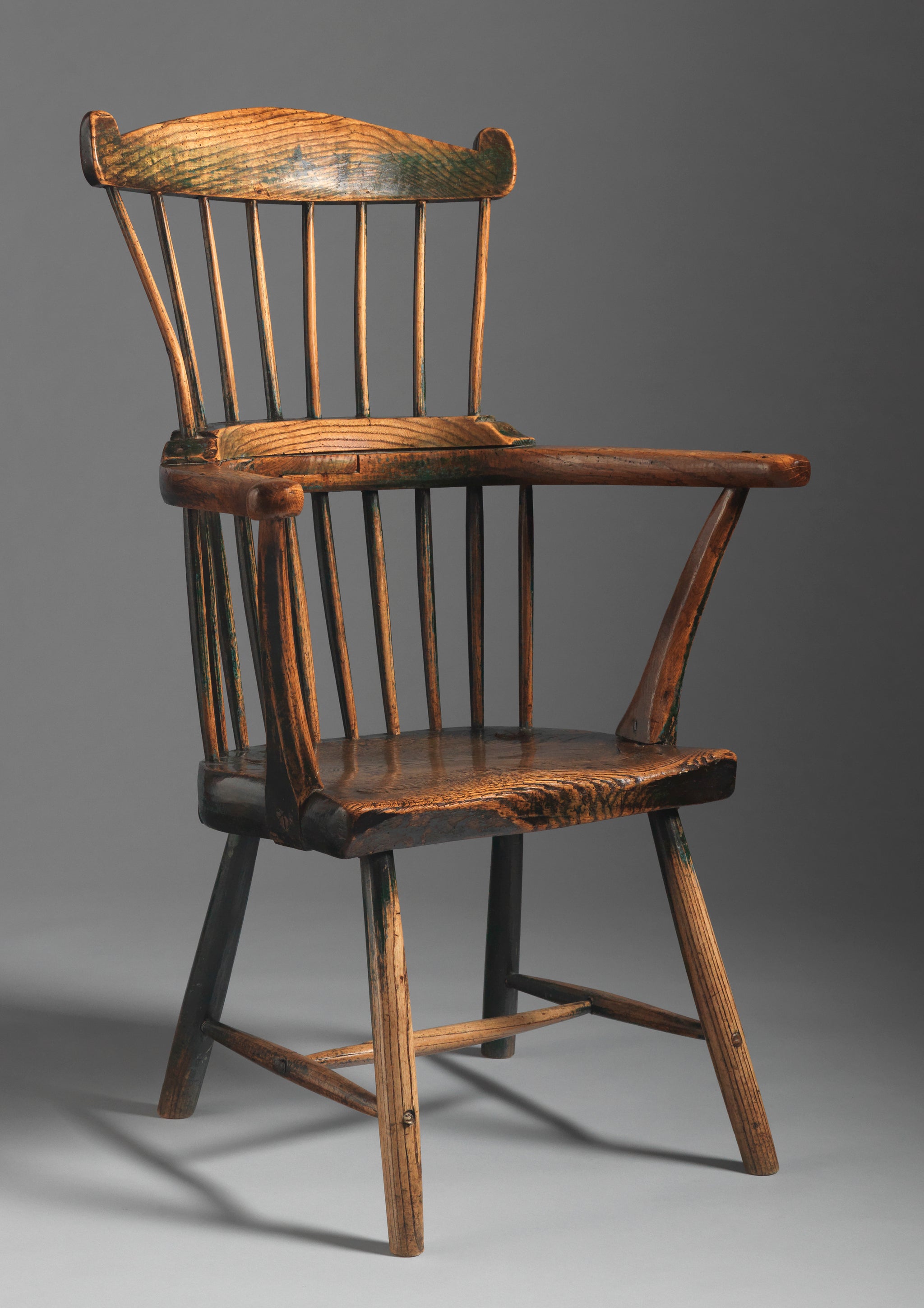 Sculptural Windsor Comb Back Armchair