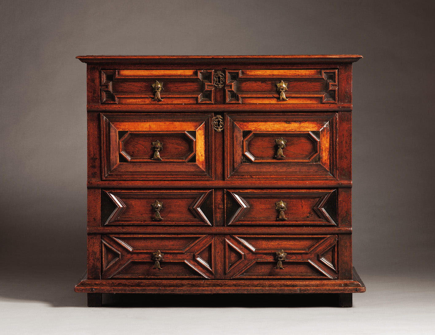 Fine Geometric and Cushion Moulded Chest