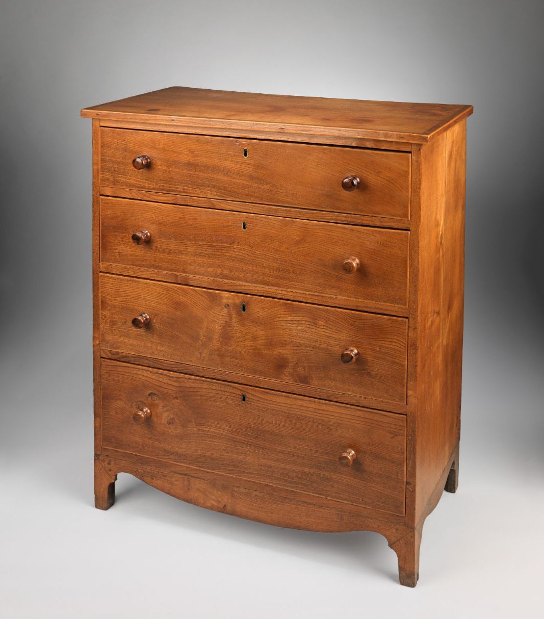 Refined Georgian Vernacular Chest of Four Long Drawers