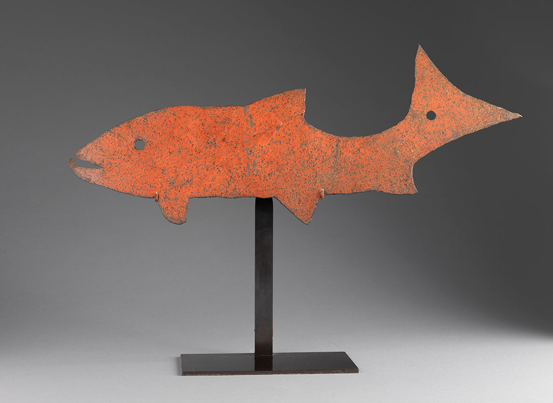 Fishmonger's Trade Sign In the Form of a Salmon