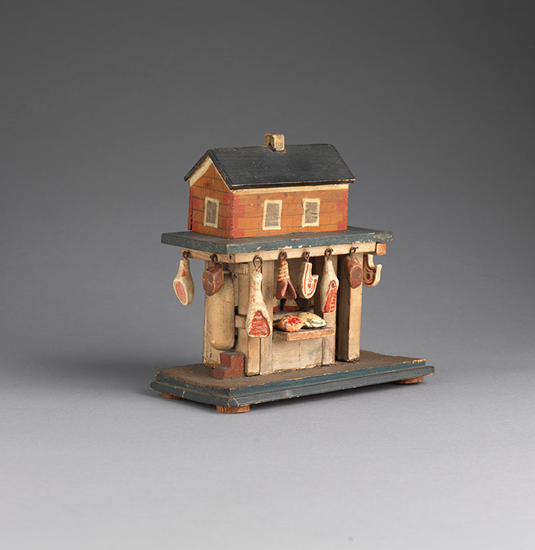 Extraordinary Miniature Butcher's Shop Model