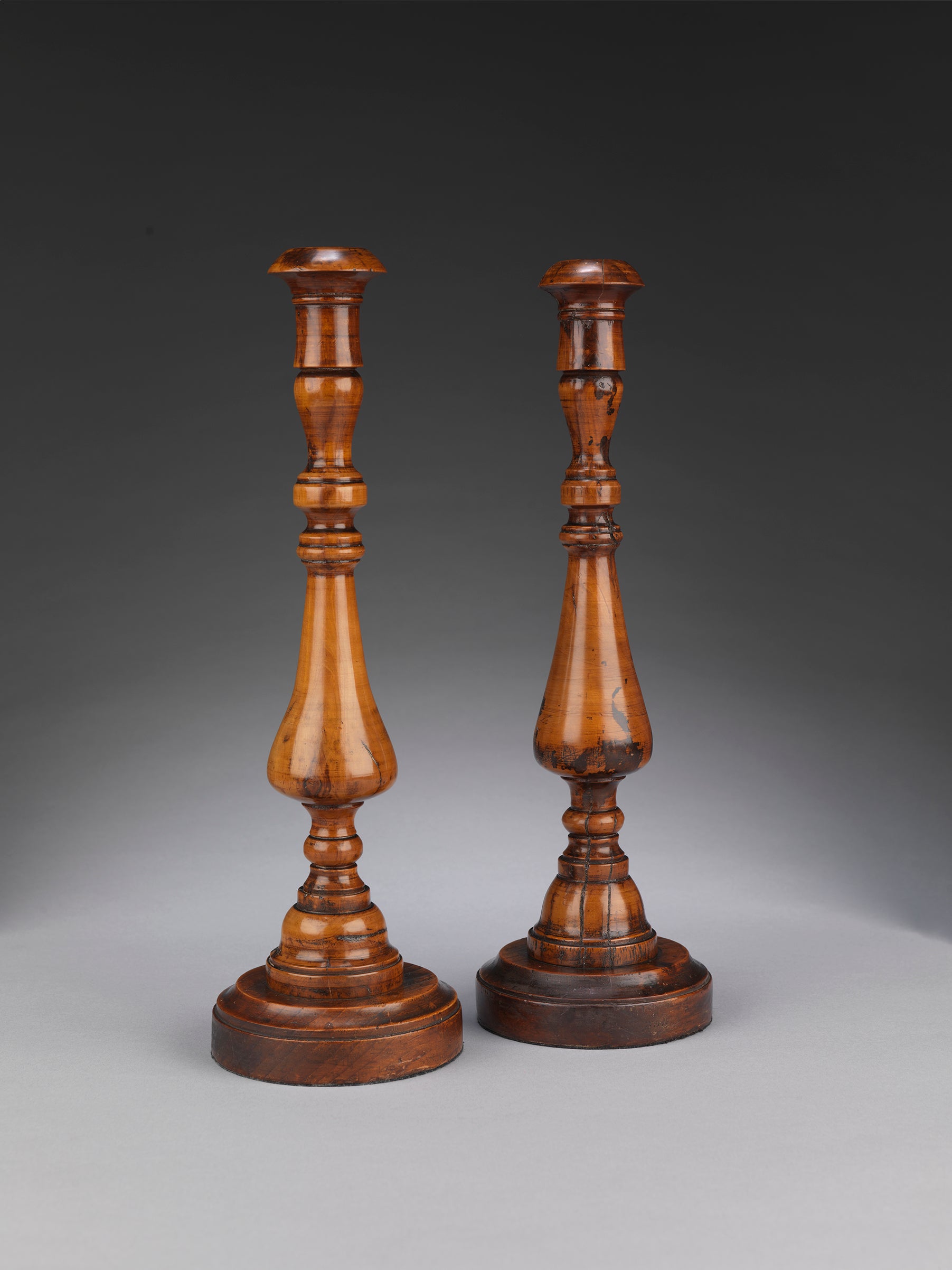 Fine Pair of Early Georgian Table Candlesticks