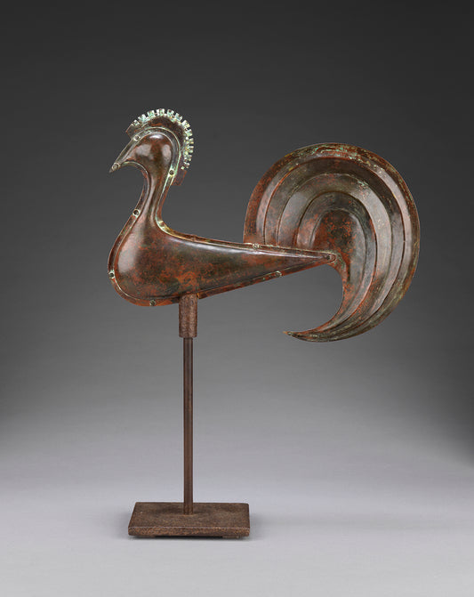 Graphic Stylised Cockerel Weathervane