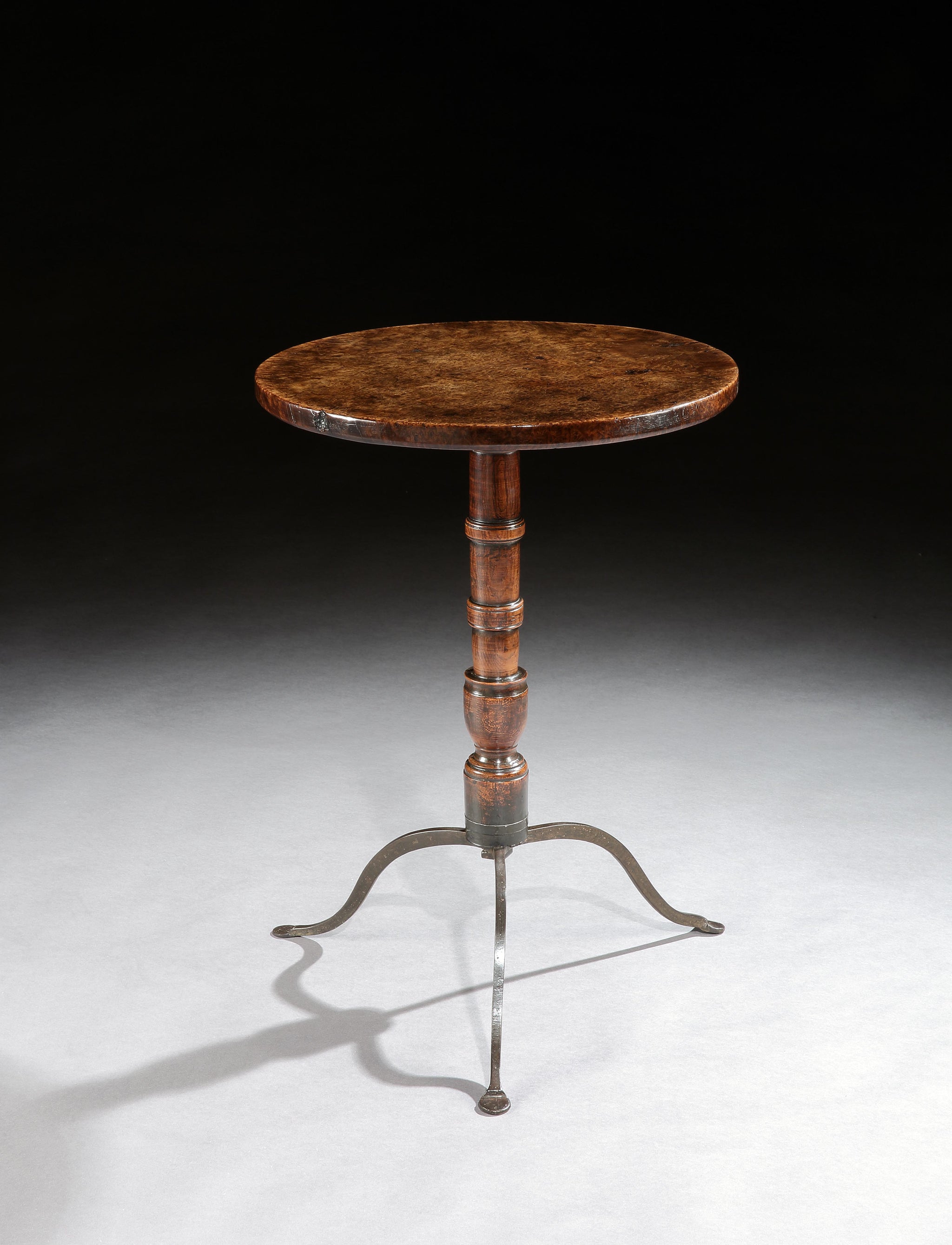 Exceptional Early Tilt Top Tripod Table