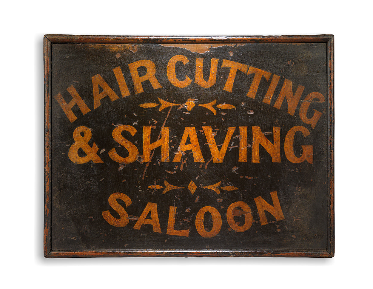 Unusual and Graphic Barber's Trade sign