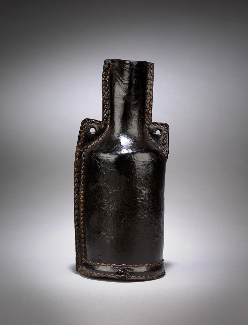 Rare Early Leather Flask – Robert Young Antiques