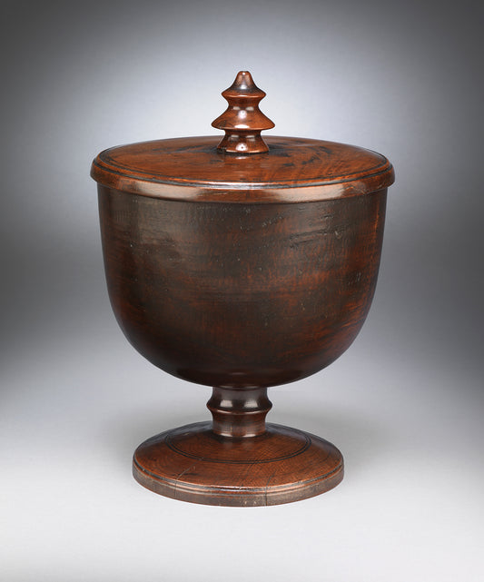 Unusual Georgian Lidded Loving Cup
