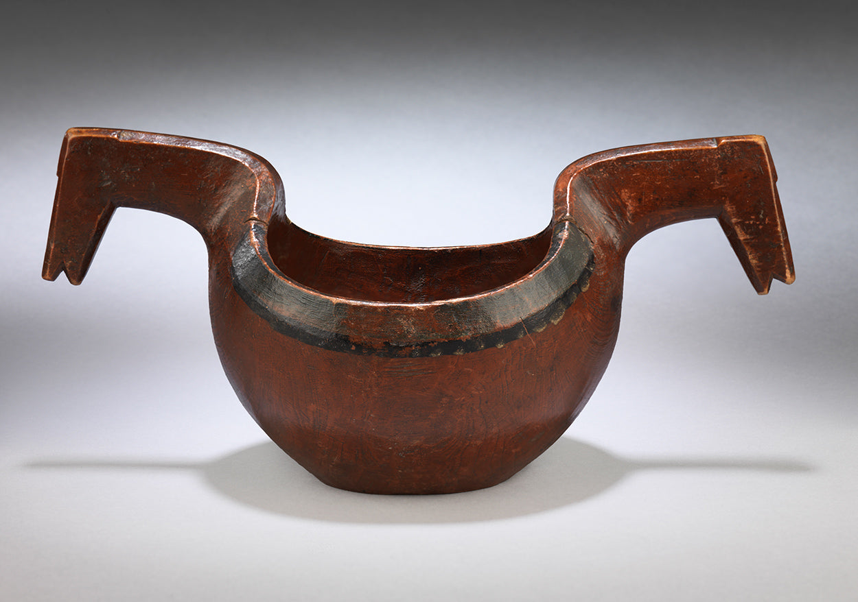Primitive Traditional Twin Handled Ceremonial Kasa – Robert Young Antiques