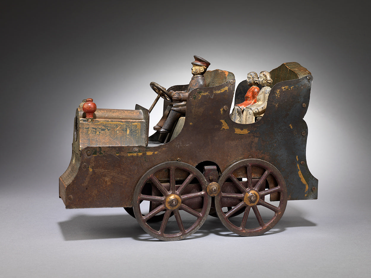 Unique Primitive Folk Art Toy Vehicle