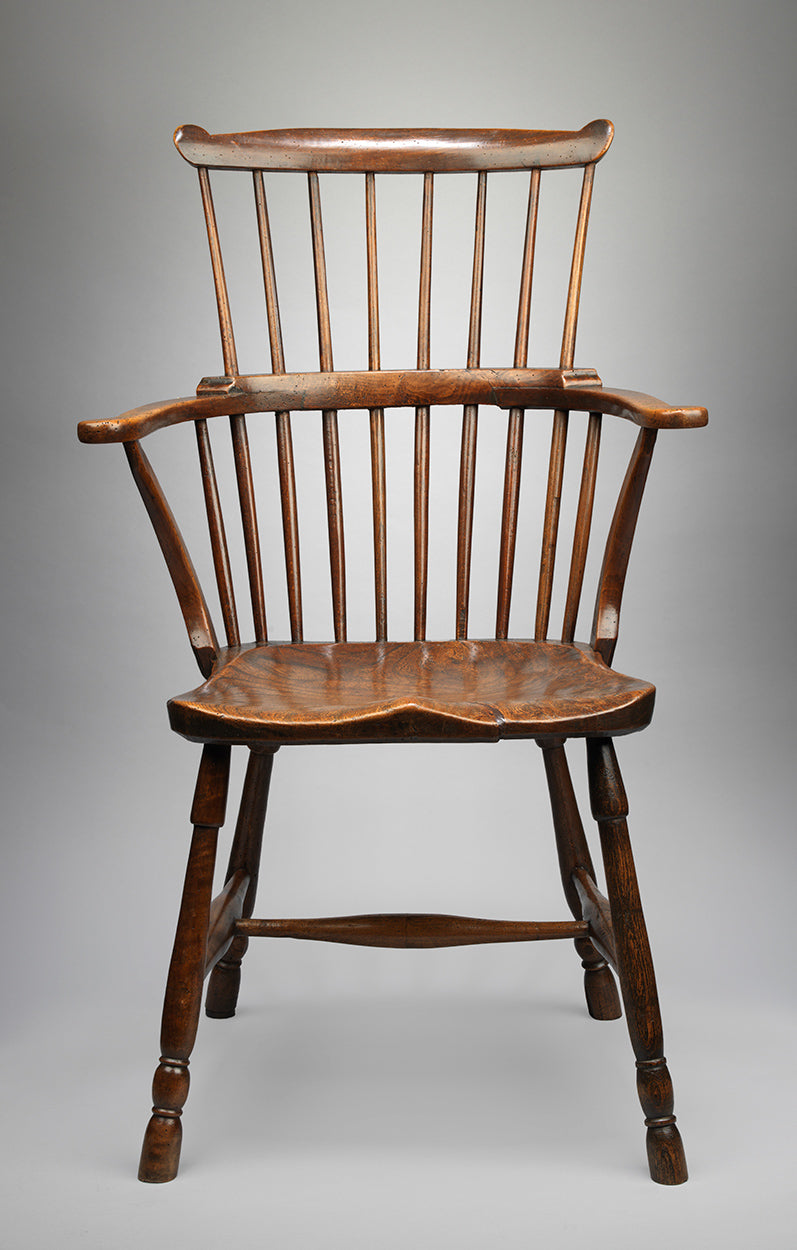Classic Georgian West Country Comb-Back Windsor Chair